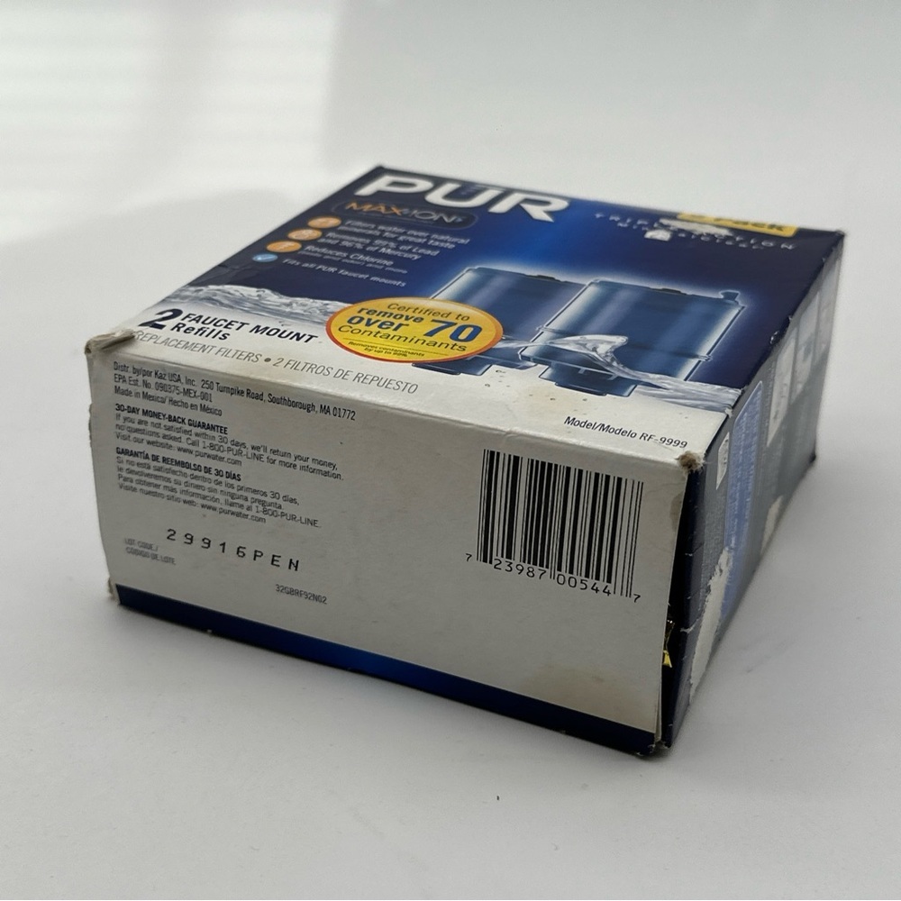 Pur Plus‎ Genuine Mineral Core Filter Lead 2 in Pack Fauce Filter RF-9999 new . - Picture 5 of 5